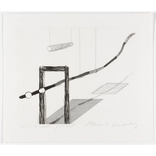 David Hockney, Cancellation Proof For It Picks Its Way From The Blue Guitar David Hockney, Cancellation Proof For It Picks Its Way From The Blue Guitar