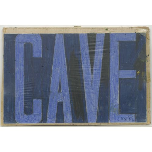 David Hockney, Cave Blue David Hockney, Cave Blue