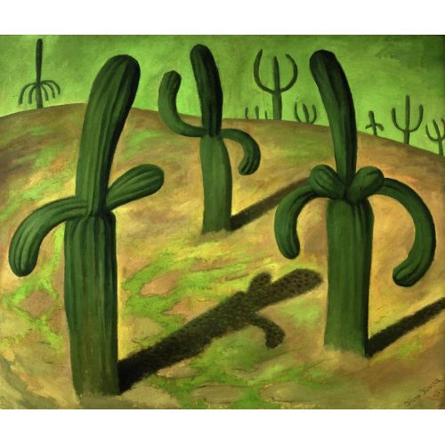 Diego Rivera, Landscape With Cactus Diego Rivera, Landscape With Cactus