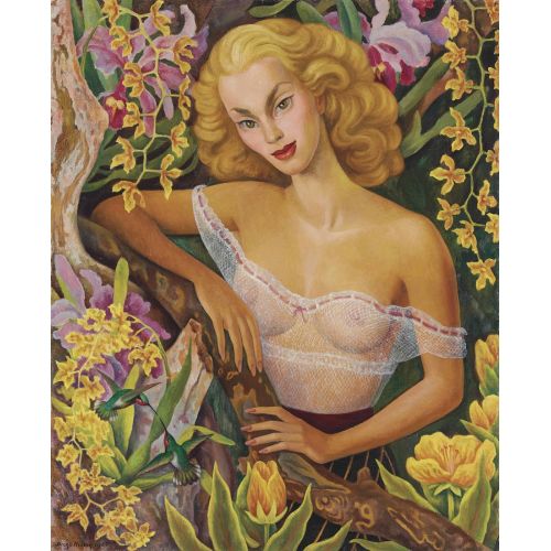 Diego Rivera, Linda Christian Portresi Diego Rivera, Linda Christian Portresi