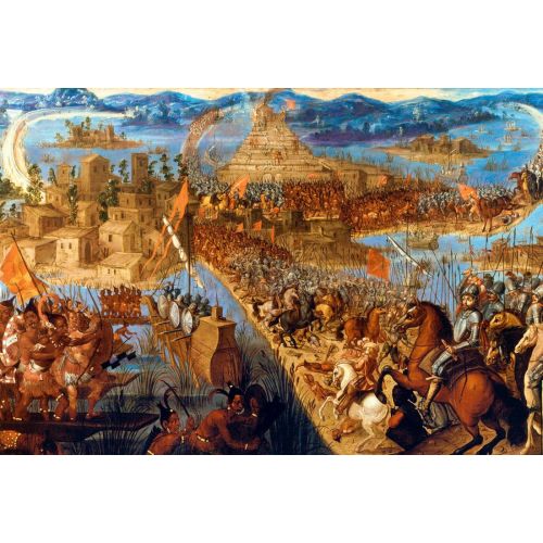 Diego Rivera, Battle Of Tenochtitlan