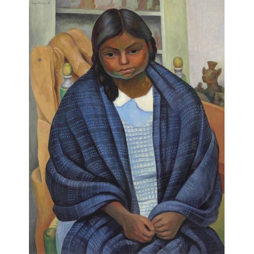 Diego Rivera, Nina İle Şal Diego Rivera, Nina İle Şal