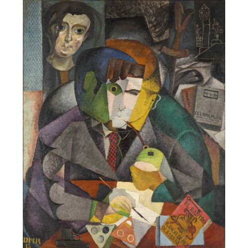 Diego Rivera, Ramon Gomez De La Serna'nın Portresi Diego Rivera, Ramon Gomez De La Serna'nın Portresi