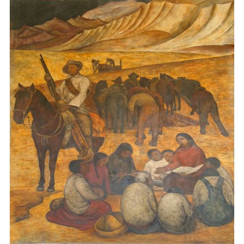 Diego Rivera, Karada Öğretmen