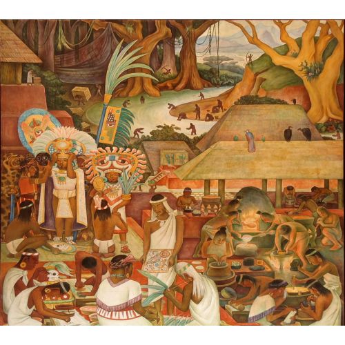 Diego Rivera, Feather And Gold Art Diego Rivera, Feather And Gold Art