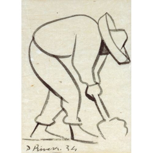 Diego Rivera, Kazma Yapan Adam Diego Rivera, Kazma Yapan Adam