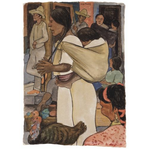 Diego Rivera, Turkey Market Diego Rivera, Turkey Market