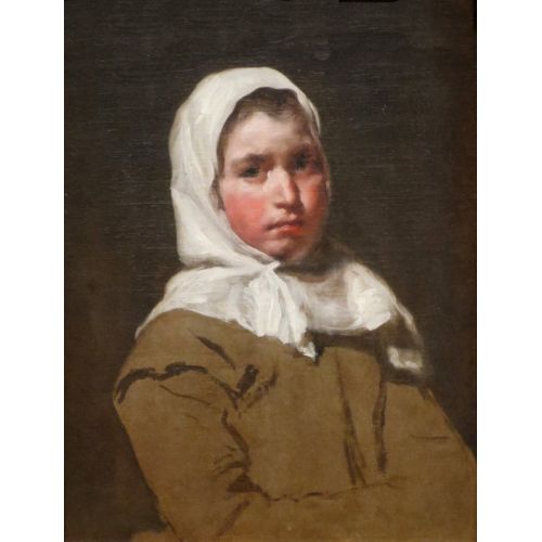 Diego Velazquez, Köylü Kızı Portre Diego Velazquez, Köylü Kızı Portre