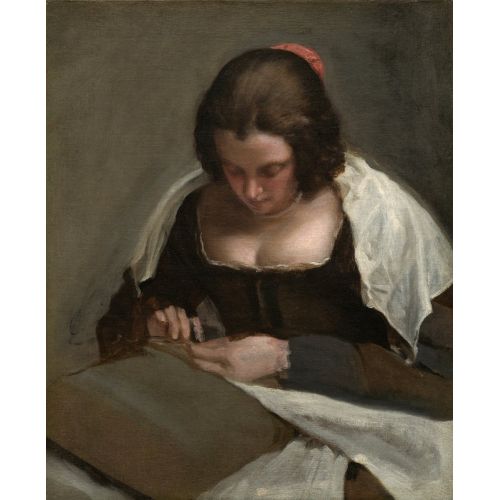 Diego Velazquez, Dikişçi Kadın Barok Diego Velazquez, Dikişçi Kadın Barok Sanat Akımları Diego Velázquez, İğneci KadınKonu: Bir iğneci kadının dikiş