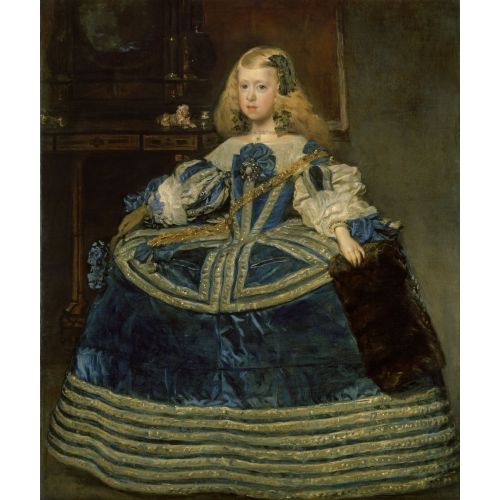 Diego Velazquez, Infanta Margarita Teresa In A Blue Dress Baroque Art Movements Diego Velázquez, Infanta Margarita Teresa in a