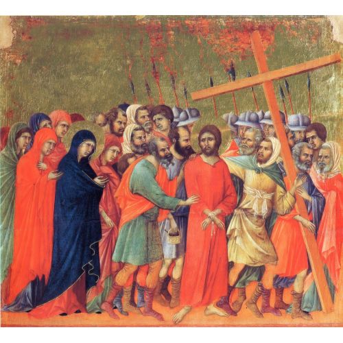 Duccio di Buoninsegna, Çarmıhın Taşınması Duccio di Buoninsegna, Çarmıhın Taşınması Gotik Sanat Akımları