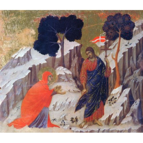 Duccio di Buoninsegna, İsa'nın Meryem'e Görünmesi Duccio di Buoninsegna, İsa'nın Meryem'e Görünmesi Gotik Sanat Akımları