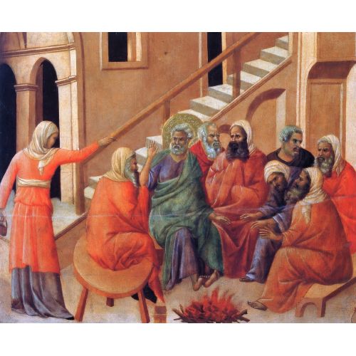 Duccio di Buoninsegna, Petrus'un İnkârı Duccio di Buoninsegna, Petrus'un İnkârı Gotik Sanat Akımları