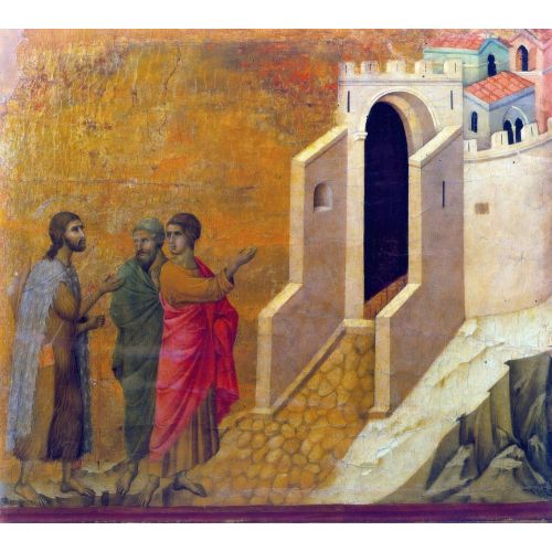 Duccio di Buoninsegna, Emmaus Yolu Duccio di Buoninsegna, Emmaus Yolu Gotik Sanat Akımları