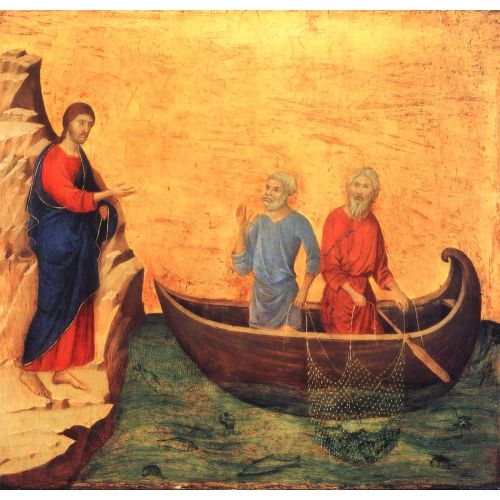 Duccio di Buoninsegna, Havariler Petrus ve Andreas'ın Çağrılması Duccio di Buoninsegna, Havariler Petrus ve Andreas'ın Çağrılması Gotik Sanat Akımları
