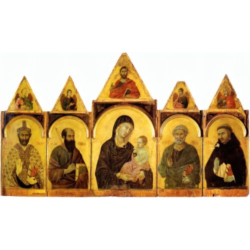 Duccio di Buoninsegna, Azizlerle Madonna ve Çocuk Duccio di Buoninsegna, Azizlerle Madonna ve Çocuk