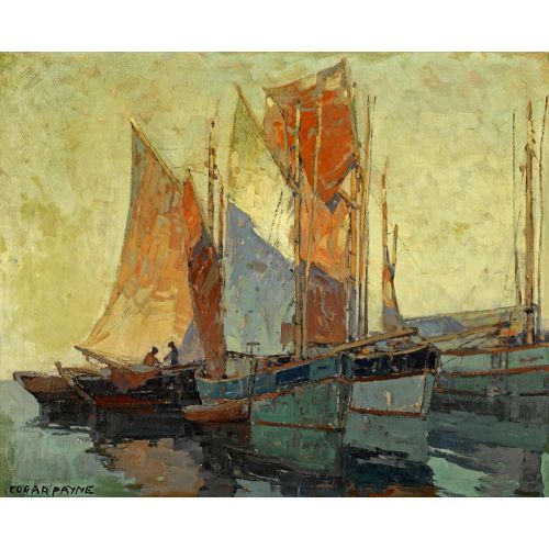 Brittany Boats, Edgar Alwin Payne