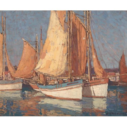 Boats Off Concarneau, Edgar Alwin Payne
