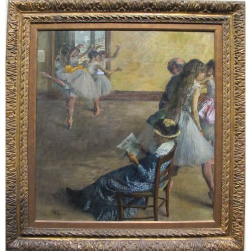 Edgar Degas La Classe Di Danza Impressionism Art Movements Edgar Degas La Classe Di DanzaSubject: The subject of the work is a