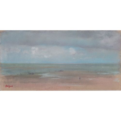 Edgar Degas, Deniz Manzara Düşük Gelgit Kumlu Plaj Edgar Degas, Deniz Manzara Düşük Gelgit Kumlu Plaj