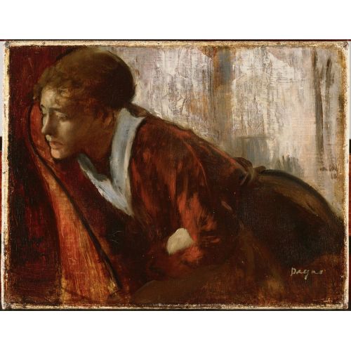 Edgar Degas, Melancholy Impressionism Edgar Degas Melancholy Impressionism Art Movements Edgar Degas MelancholyThis artwork by Edgar Degas showcases a subject of