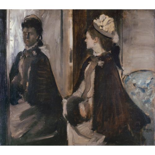Edgar Degas, Aynadaki Bayan Jeantaud