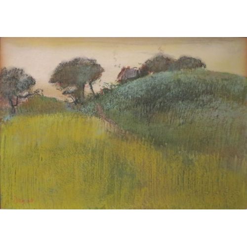 Edgar Degas Buğday Tarlası Ve Green Hill Norton Simon Müzesi Empresyonizm Edgar Degas Buğday Tarlası Ve Green Hill Norton Simon Müzesi Empresyonizm Sanat Akımları Edgar Degas Buğday Tarlası ve