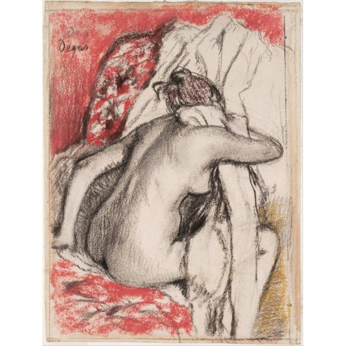 Edgar Degas, After The Bath Seated Woman Drying Herself