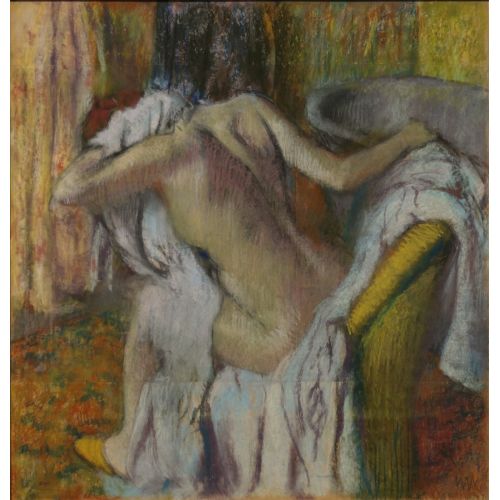 Edgar Degas, After The Bath Woman Drying Herself