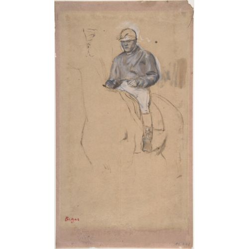 Edgar Degas, A Jockey On His Horse