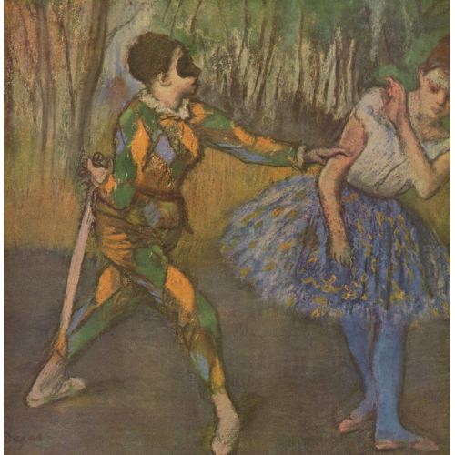 Edgar Degas, Arlequin Ve Columbine