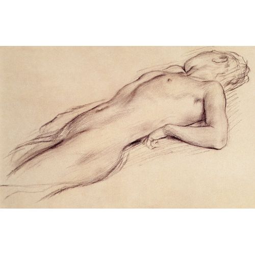 Edgar Degas, Çıplak Genişletilmiş Kadın Edgar Degas, Çıplak Genişletilmiş Kadın