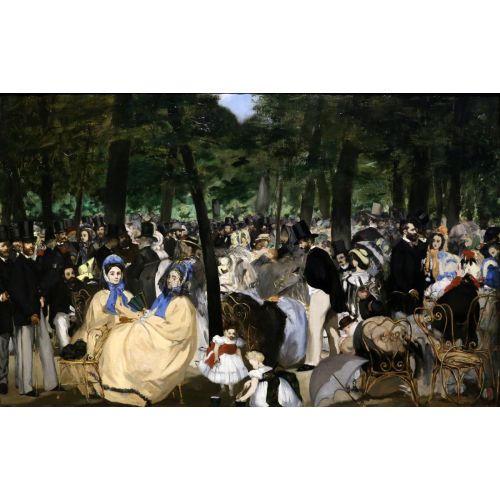 Edouard Manet, Music At The Tuileries Gardens