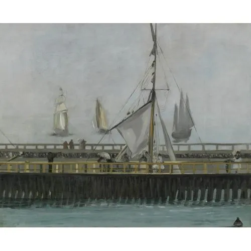 Edouard Manet, Boulogne On The Sea Edouard Manet, Boulogne On The Sea
