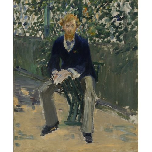 Edouard Manet, George Moore In The Artists Garden Edouard Manet, George Moore In The Artists Garden