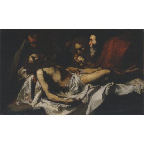Edouard Manet, Attributed To Entombment After Ribera