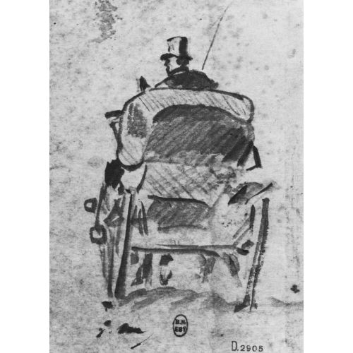 Edouard Manet, Arkadan Görülen Taksi