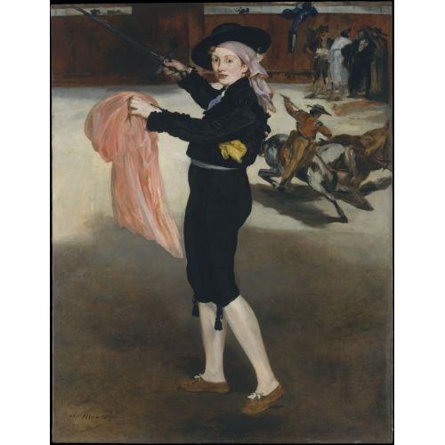 Edouard Manet, Mademoiselle VIn The Costume Of An Espada Edouard Manet, Mademoiselle VIn The Costume Of An Espada