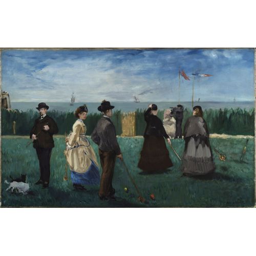 Edouard Manet, Croquet At Boulogne