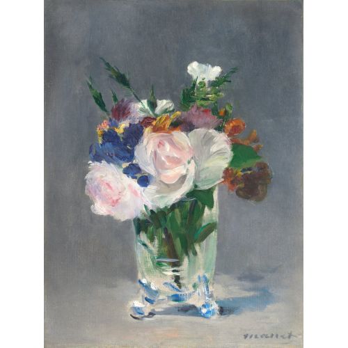 Edouard Manet, Kristal Vazoda Çiçekler
