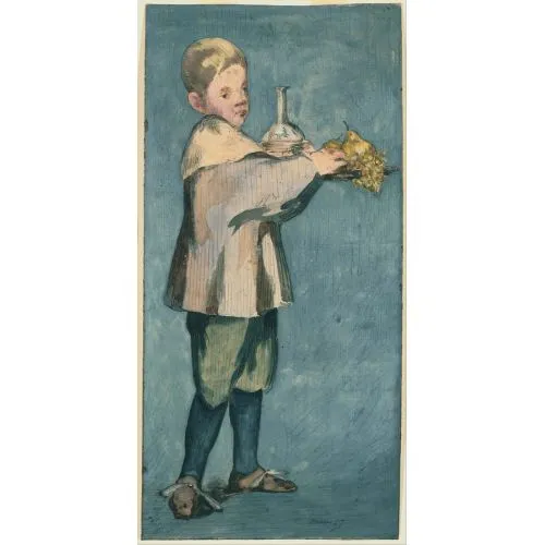 Edouard Manet, Boy Carrying A Tray Edouard Manet, Boy Carrying A Tray