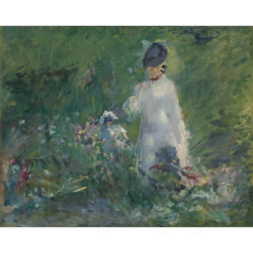 Edouard Manet, Çiçekler Genç Kadın Edouard Manet, Çiçekler Genç Kadın