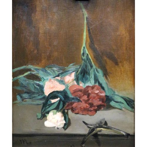 Edouard Manet Peonies With Stem And Shears Impressionism Art Movements Edouard Manet Peonies With Stem And ShearsPioneering the