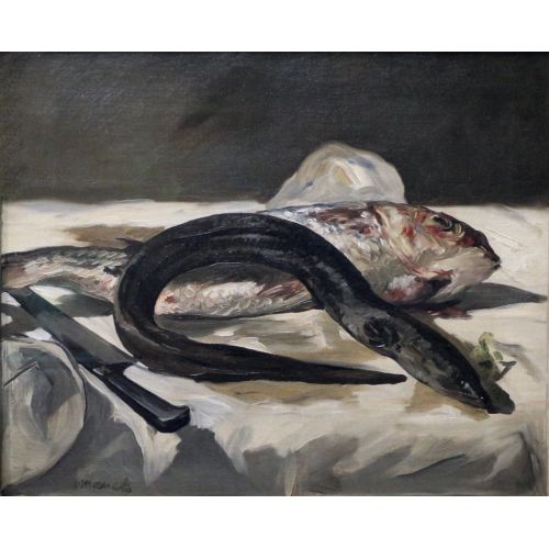Edouard Manet, Yılan Balığı Ve Kefal