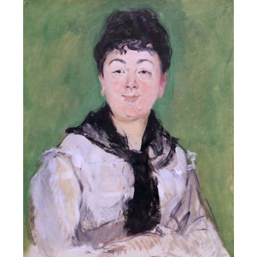 Edouard Manet, Portrait Of Woman With Black Collar Edouard Manet, Portrait Of Woman With Black Collar