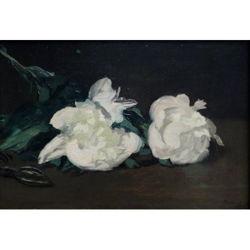 Edouard Manet, Branch Of White Peonies And Shears