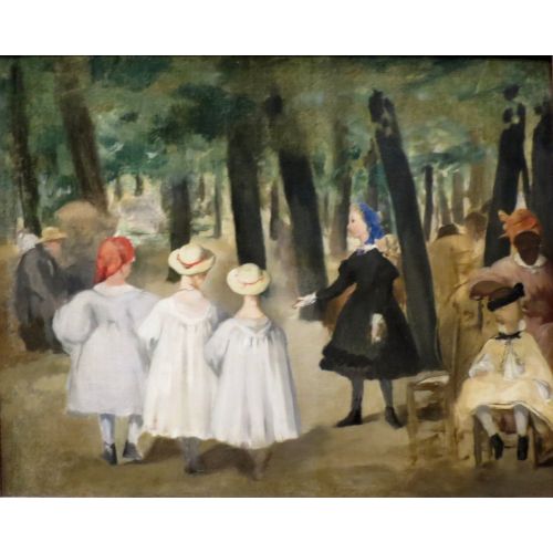 Edouard Manet, Children In The Tuileries Garden