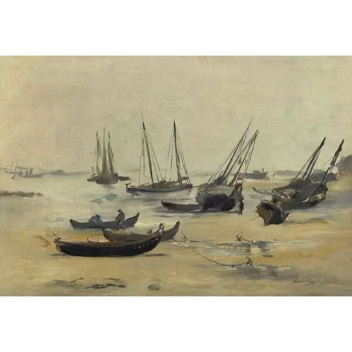 Edouard Manet The Beach At Low Tide Impressionism Art Movements Edouard Manet The Beach At Low TideThe Beach At Low Tide is an