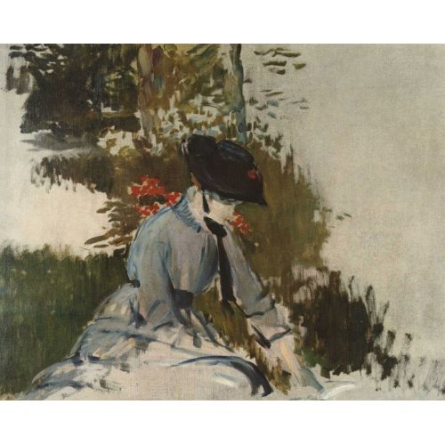 Edouard Manet, Bellevue Bahçesinde Genç Kız Edouard Manet, Bellevue Bahçesinde Genç Kız