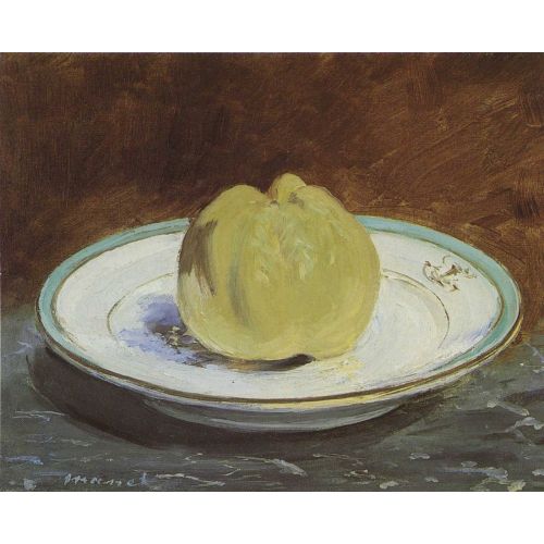 Edouard Manet, Bir Tabak Üzerinde Ayva Edouard Manet, Bir Tabak Üzerinde Ayva